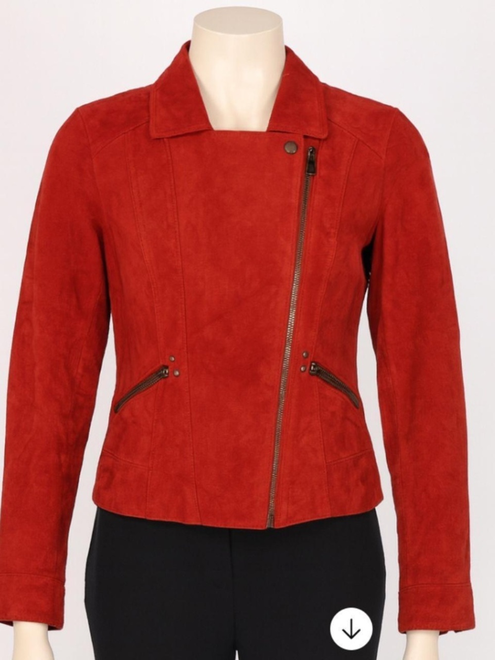 Urban Outfitters Suede Moto Jacket Womens M